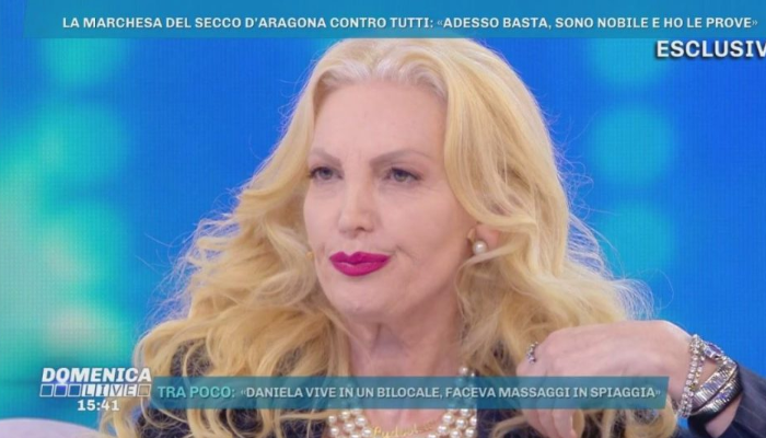 Marchesa D’Aragona svela: “Sono Marchesa per identificazione personale” Marchesa D’Aragona svela: “Sono Marchesa per identificazione personale”