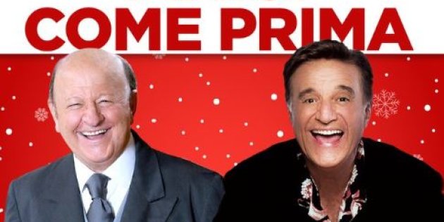 Amici come prima, il poster ufficiale: Christian De Sica e Massimo Boldi insieme