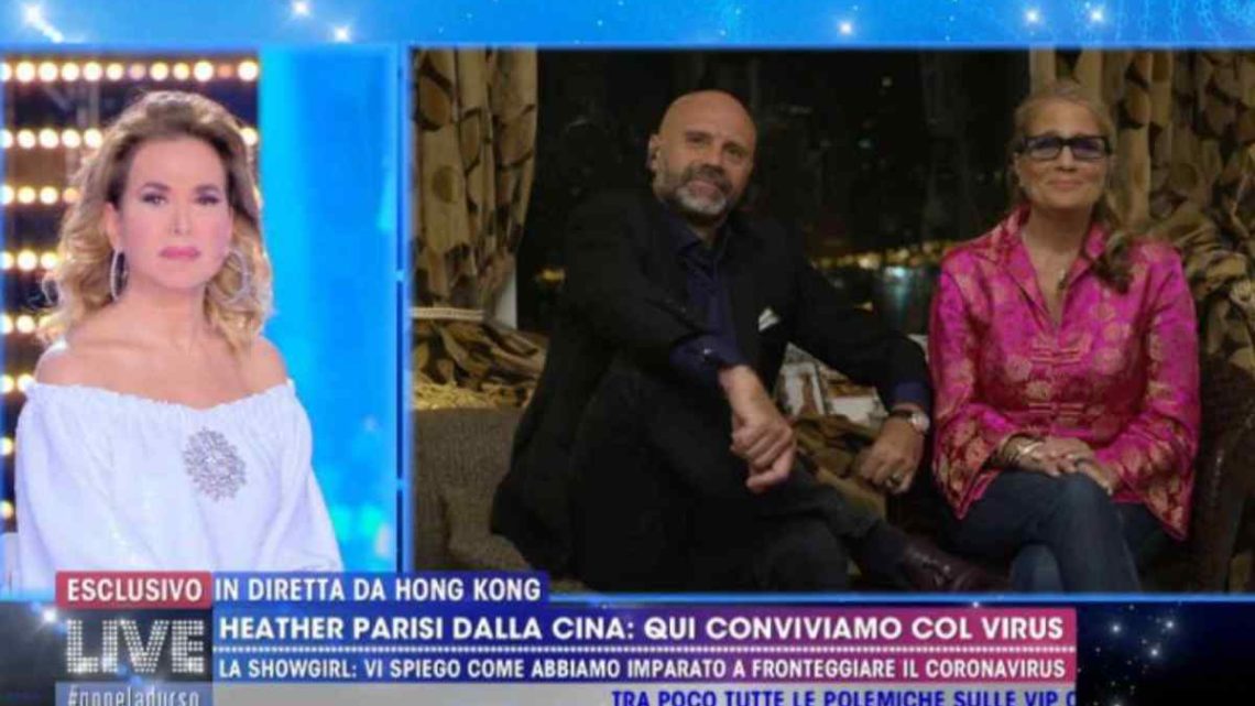 Live-Non è la d’Urso, Heather Parisi sul Coronavirus: “A Hong Kong è tutto chiuso ma non c’è allarmismo, siamo tranquilli”