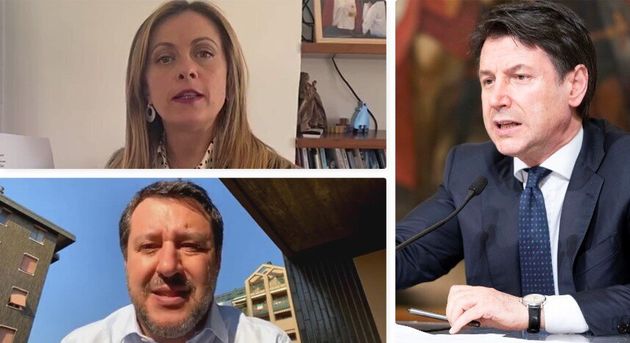 Conte in conferenza stampa annuncia il nuovo Dpcm e attacca Meloni e Salvini: il web si scatena – IMMAGINI DIVERTENTI