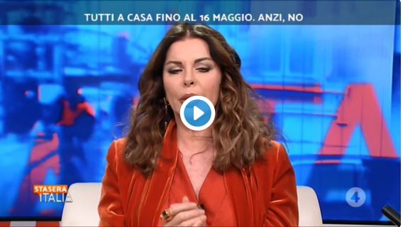 Alba Parietti interviene a Stasera Italia: “Faremo fatica a toranre alla normalità”