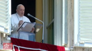 Papa Francesco durante l'Angelus del 28 giugno