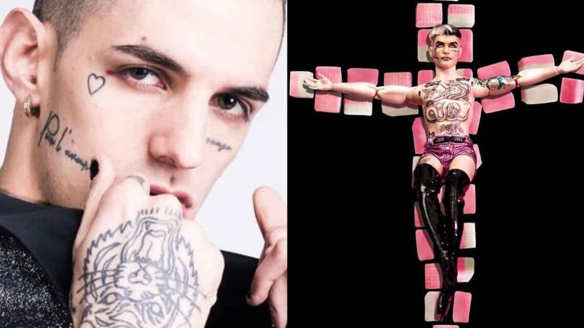 Achille Lauro, polemiche sul poster che anticipa l’album 1990 e replica: “Me ne Frego”