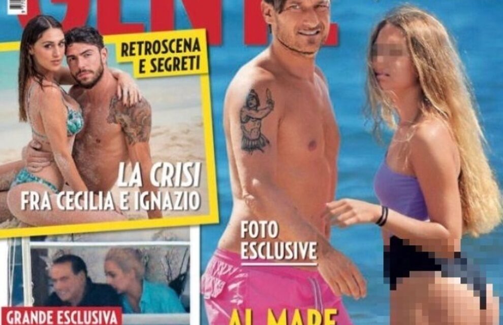 Copertina di Gente con Chanel Totti in copertina in costume: la reazione di papà Francesco Totti e mamma Ilary Blasi