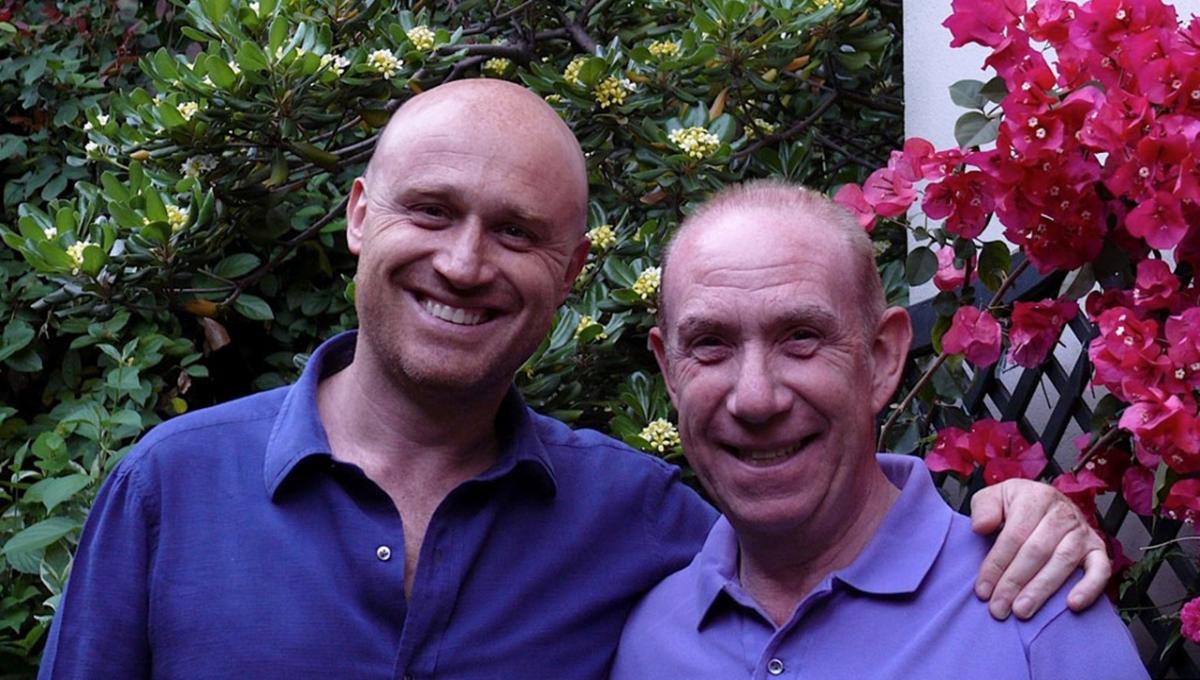 Rudy Zerbi e il padre Davide Mengacci