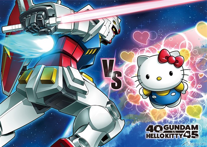 Quando Gundam incontra Hello Kitty: il modellino crossover