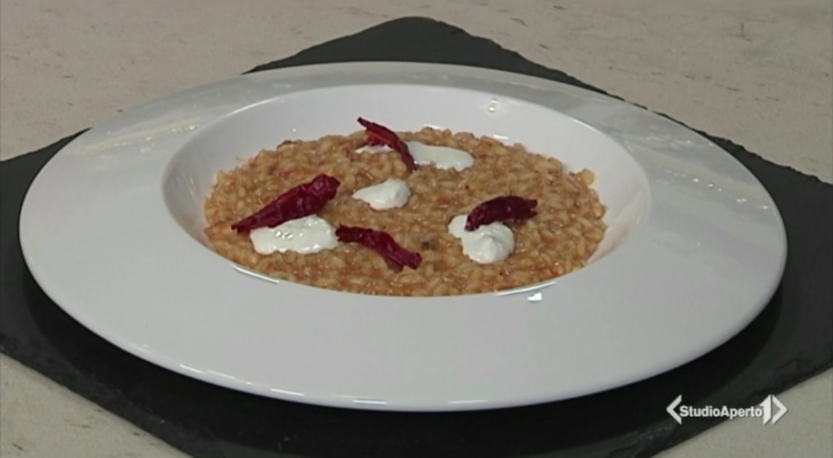 Cotto e Mangiato ricetta 5 gennaio 2021: risotto nduja e burrata