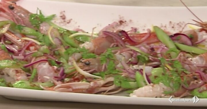 Cotto e Mangiato ricetta 17 marzo 2021: insalata di gamberi e sedano