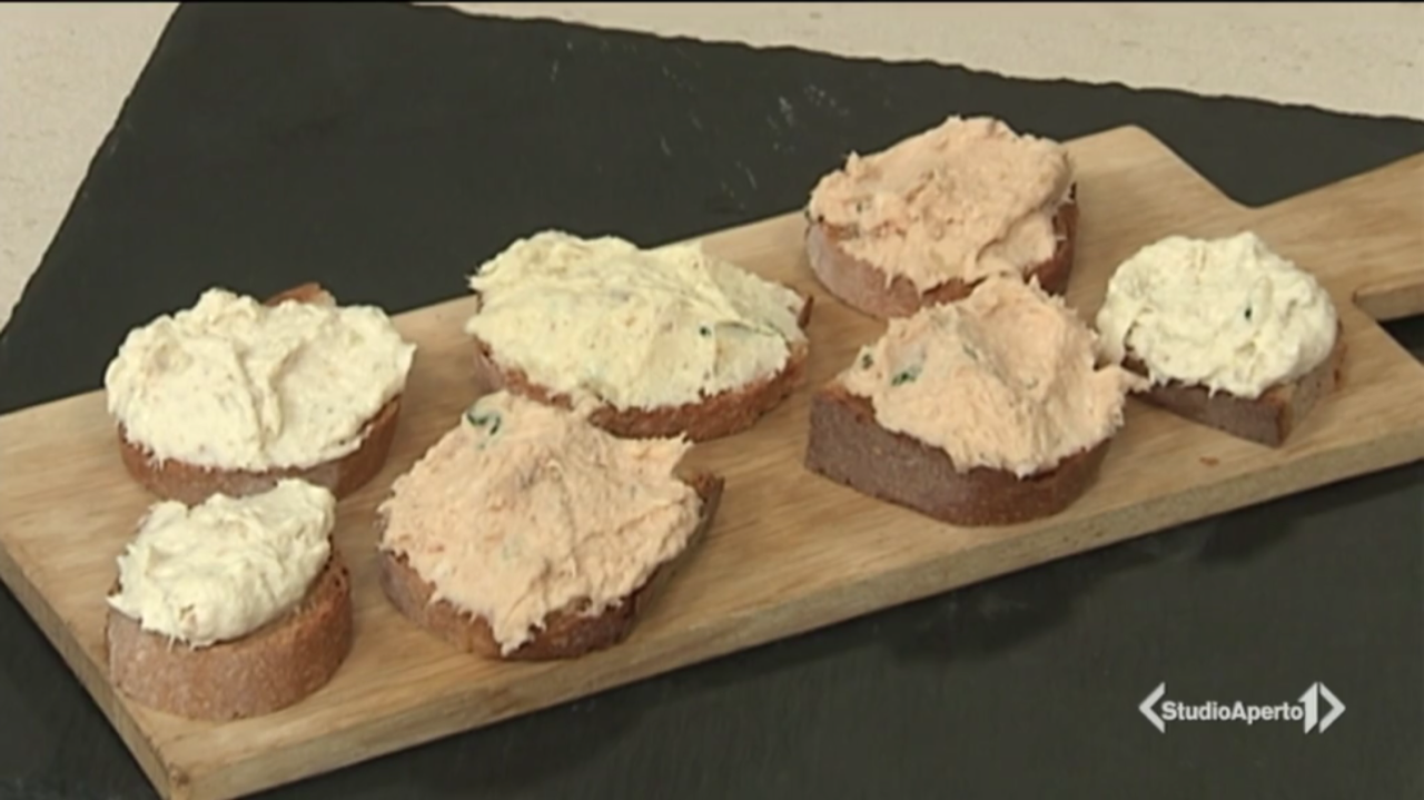 Cotto e Mangiato ricetta del 26 aprile: mousse di pesce su crostini