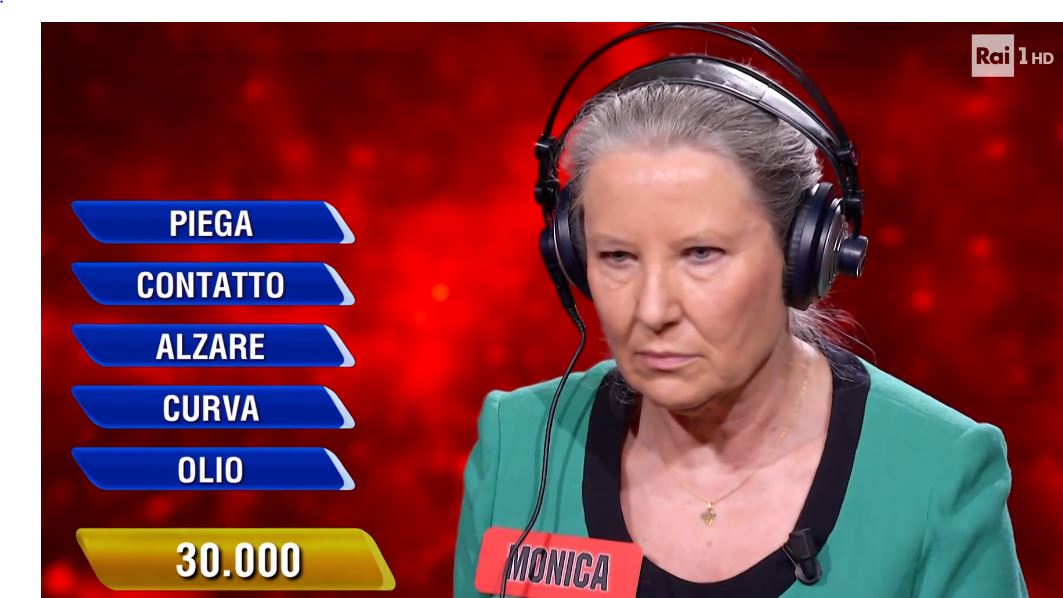 L’Eredità 20 aprile 2021: Monica non indovina la parola alla Ghigliottina