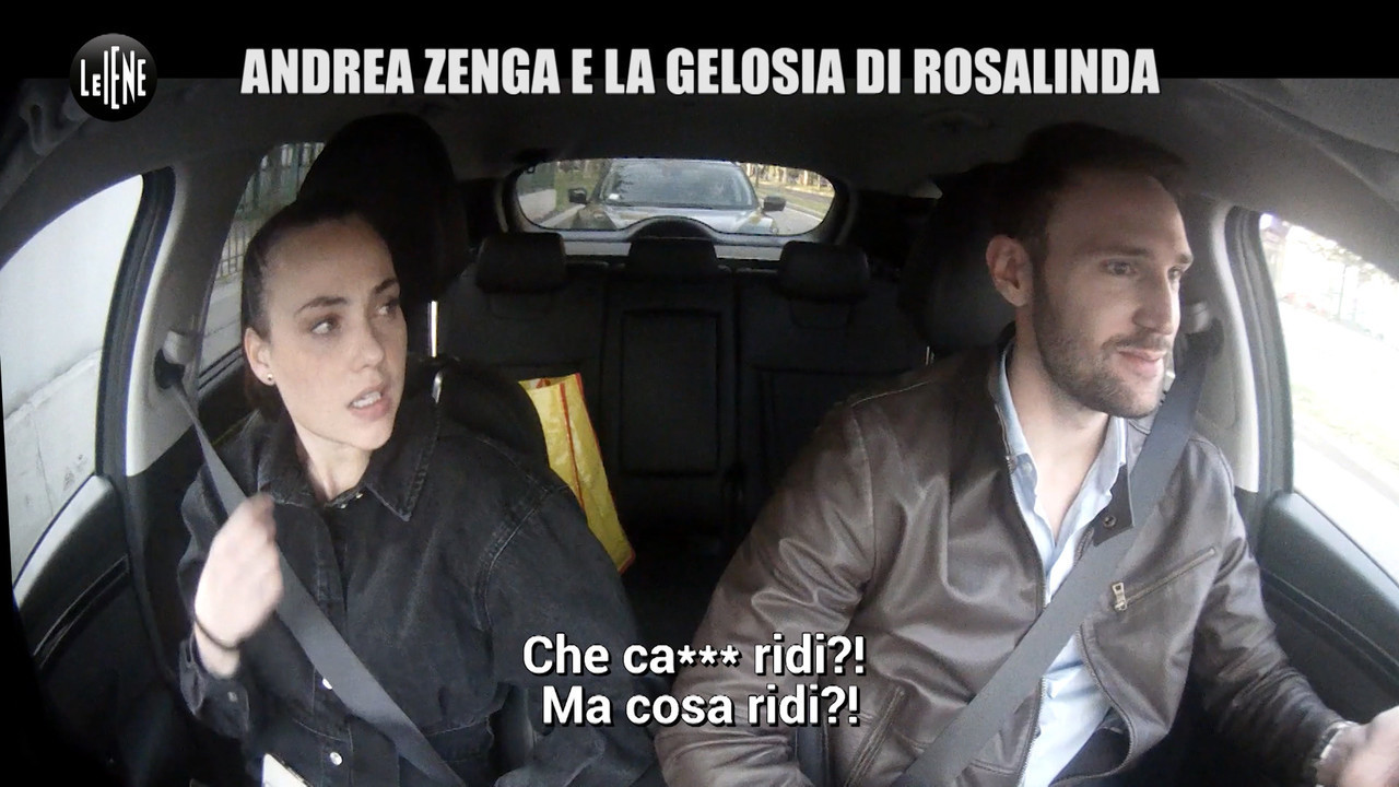 Le Iene, Rosalinda Cannavò gelosa di Andrea Zenga perché “flirta”con un’altra: “Quella è una tr**”