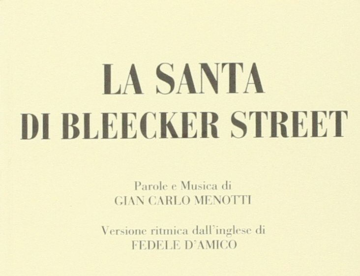 La santa di Bleecker Street, in onda su RAI 5