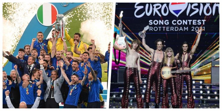 Italia record nella storia: è il primo paese ad aver vinto l’Europeo e l’Eurovision nello stesso anno