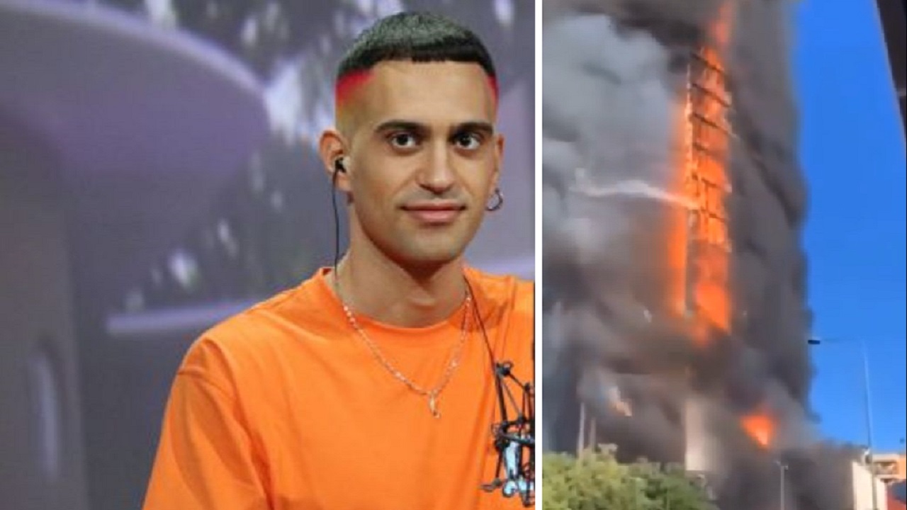 Incendio a Milano, tra gli sfollati Mahmood insultato sui social, rompe il silenzio