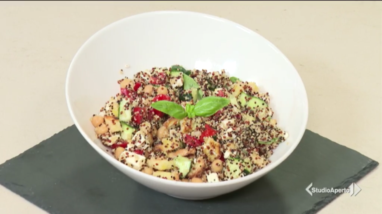 Cotto e Mangiato, ricetta del 30 settembre 2021: insalata di quinoa