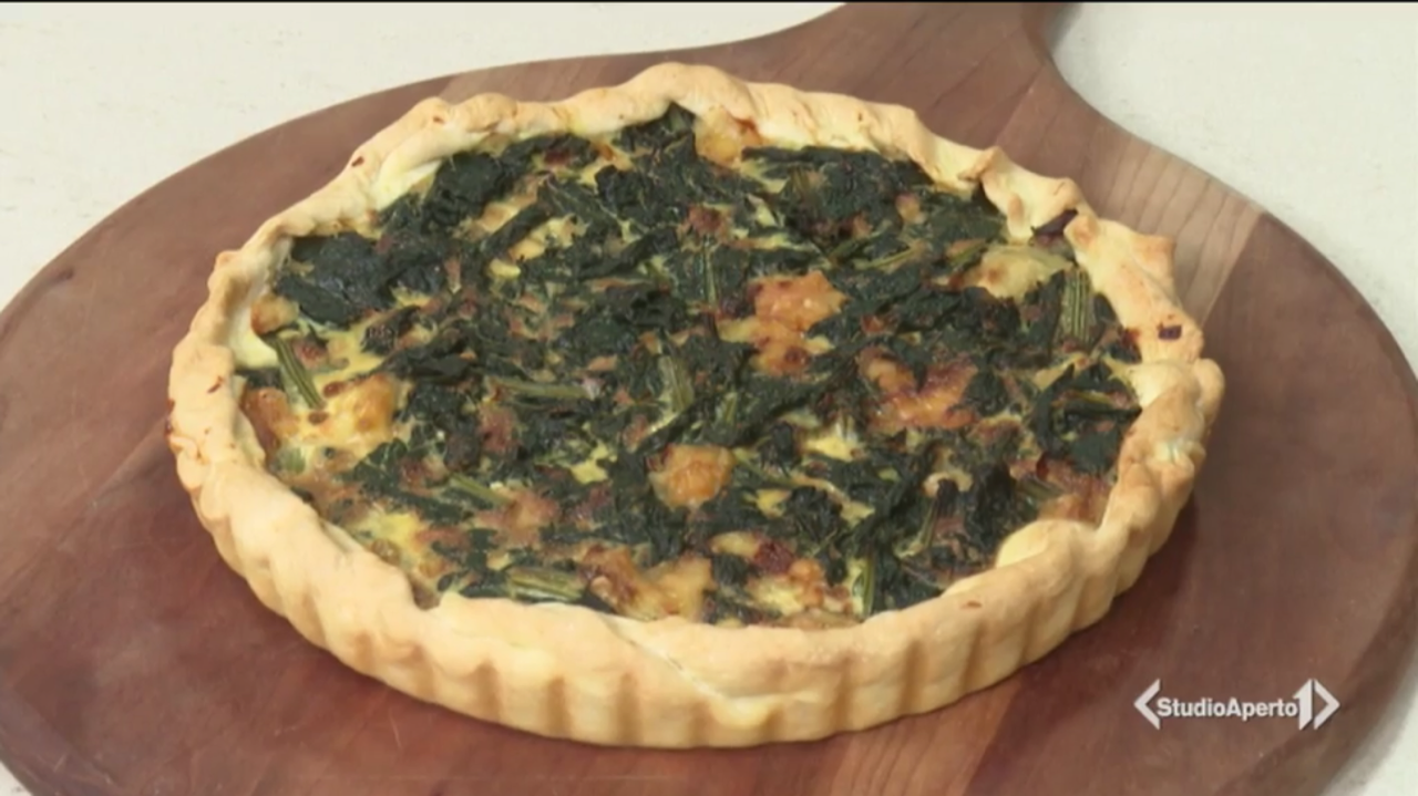 Cotto e Mangiato, ricetta del 23 Novembre 2021: quiche con cavolo nero