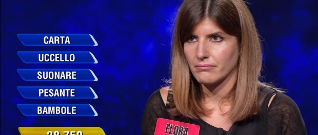 L’Eredità, 24 novembre 2021: Flora nuova campionessa perde alla Ghigliottina