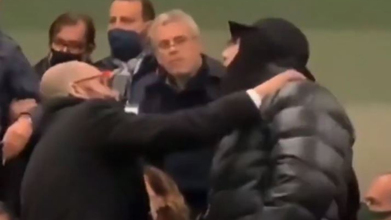 Cos’è successo in tribuna tra Ghali e Salvini durante Milan-Inter? – VIDEO