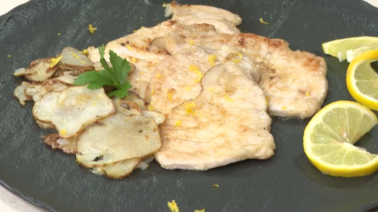 Cotto e Mangiato ricetta del 3 marzo 2022: scaloppine con topinambur e limone