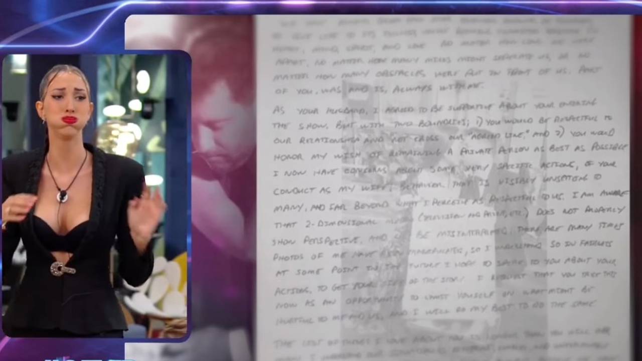 Giaele De Donà, i contenuti della lettera del marito che l’hanno sciolta in lacrime – VIDEO