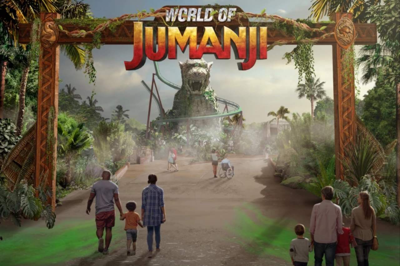 Jumanji diventa anche un parco tematico: tutto quello che sappiamo del nuovo luna park