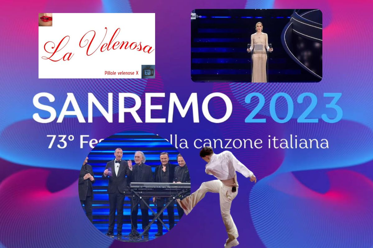 Sanremo 2023, La Velenosa prima serata: Sanremo non delude mai