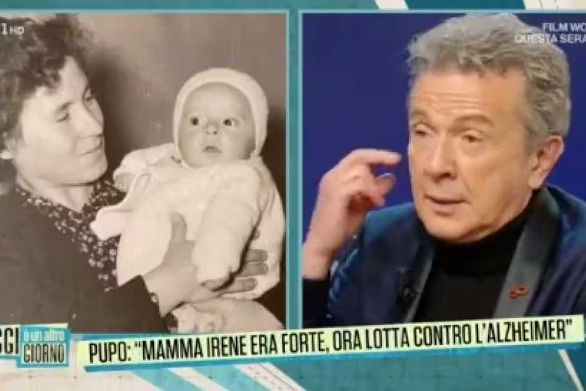 Pupo ad Oggi è un altro giorno parla della malattia della madre