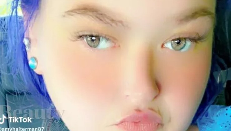 Amy Slaton, foto con filtro