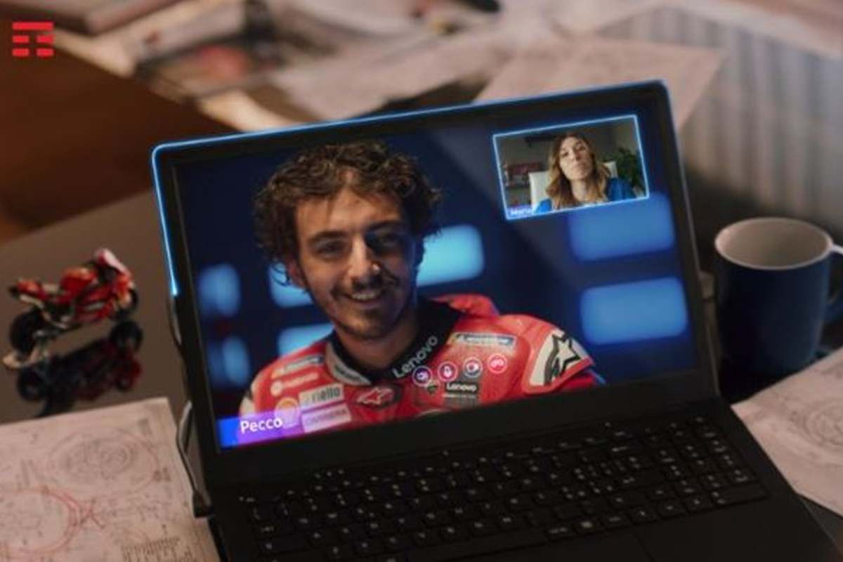 Bagnaia nella pubblicità della Tim